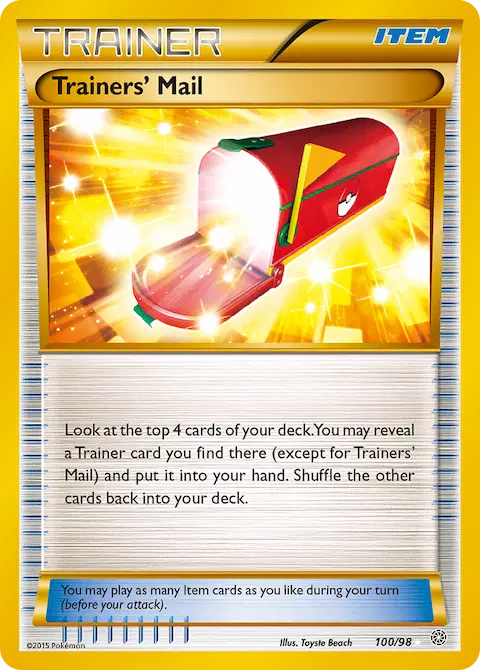 Trainers' Mail, Ancient Origins 100/098