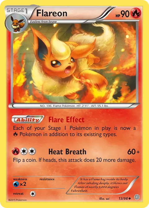 Flareon, Ancient Origins 13/98