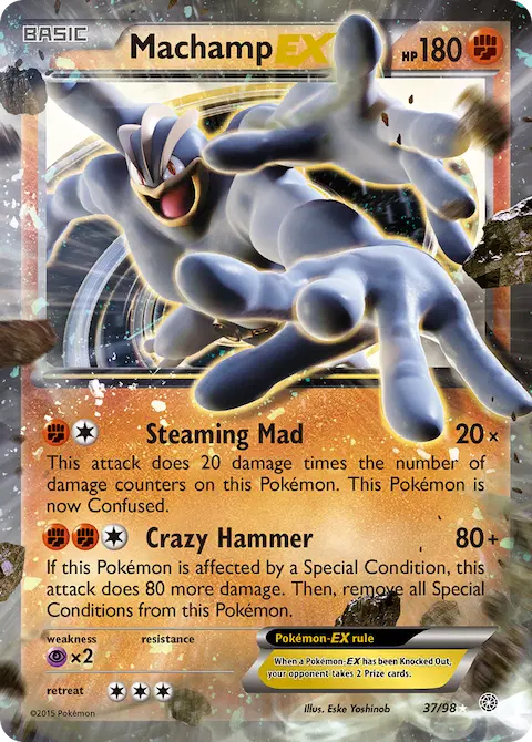 Machamp EX, Ancient Origins 37/98
