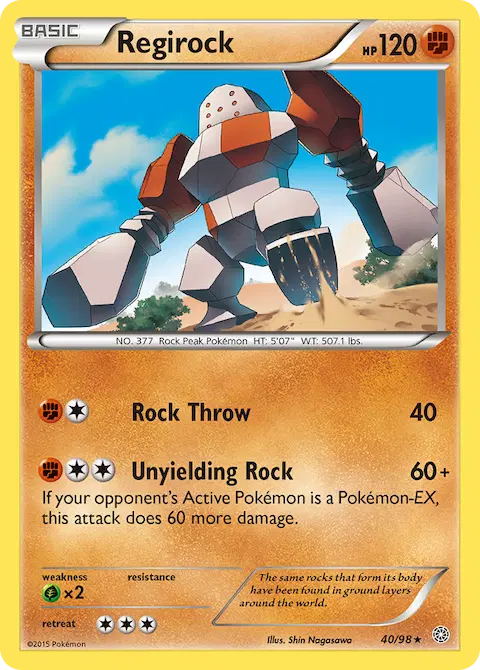 Regirock, Ancient Origins 40/98