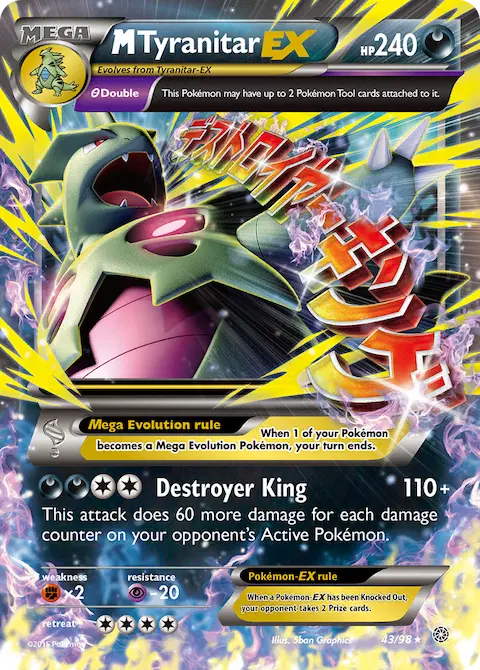 M Tyranitar EX, Ancient Origins 43/98