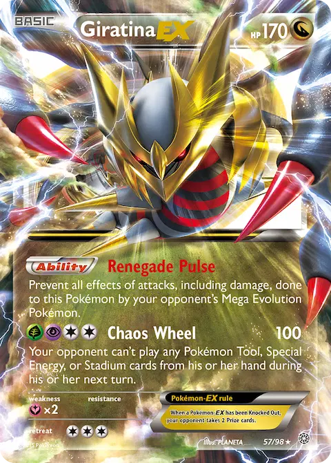 Giratina EX, Ancient Origins 57/98