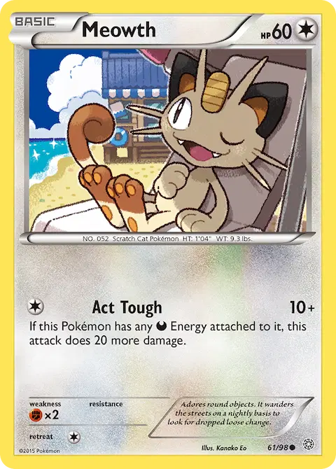 Meowth, Ancient Origins 61/98