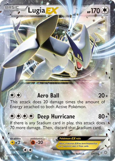 Lugia EX, Ancient Origins 68/98