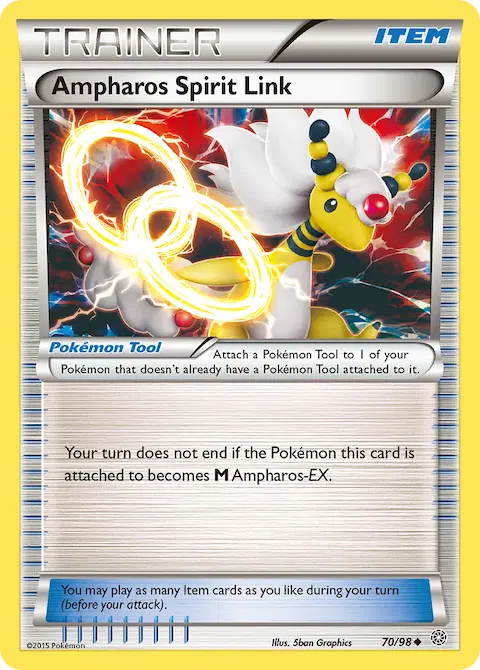 Ampharos Spirit Link, Ancient Origins 70/98