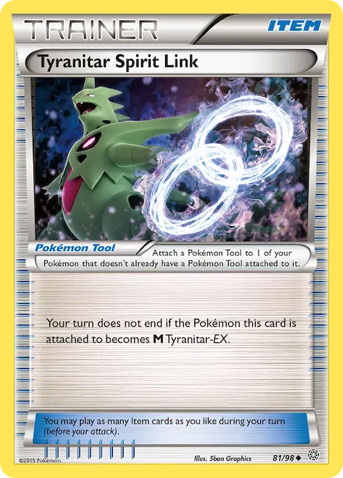 Tyranitar Spirit Link, Ancient Origins 81/98