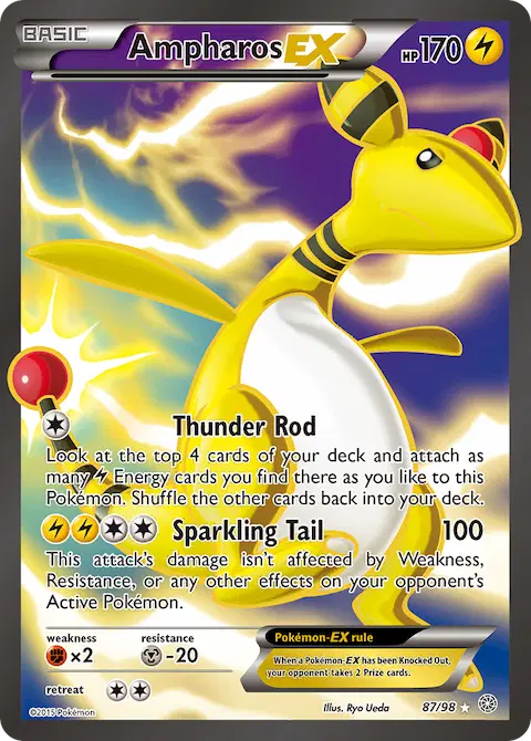 Ampharos EX, Ancient Origins 87/98
