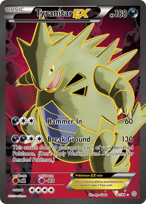 Tyranitar EX, Ancient Origins 91/98
