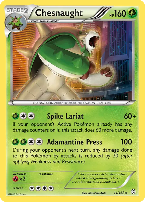 Chesnaught, BREAKthrough 11/162