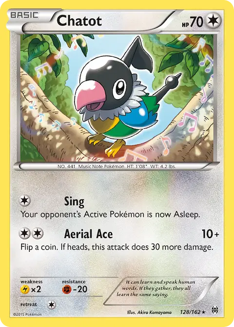 Chatot, BREAKthrough 128/162
