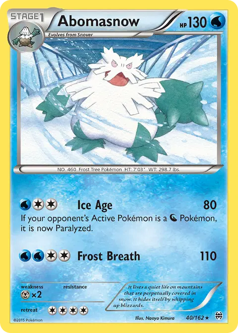 Abomasnow, BREAKthrough 40/162