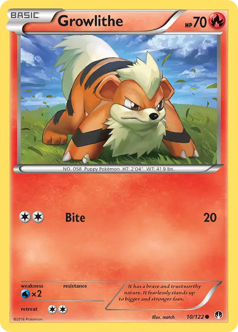 Growlithe, BREAKpoint 10/122