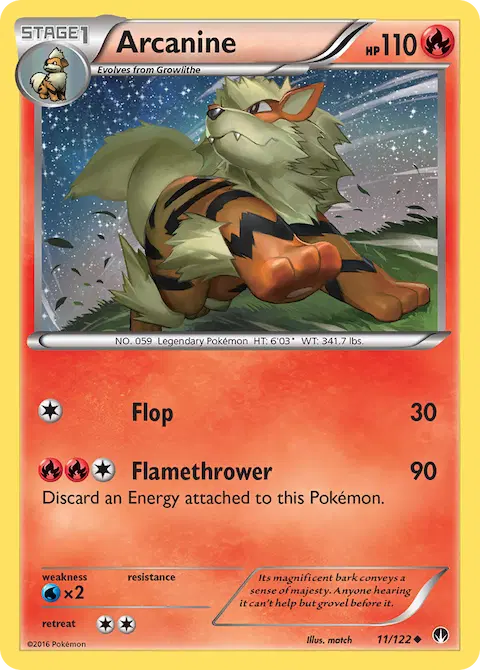 Arcanine, BREAKpoint 11/122