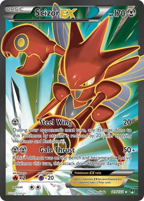 Scizor EX, BREAKpoint 119/122