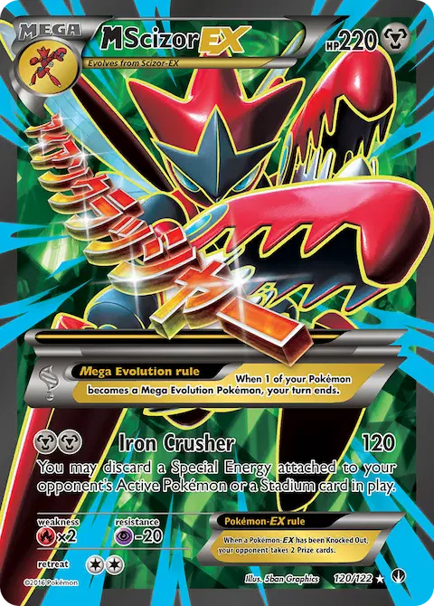 M Scizor EX, BREAKpoint 120/122