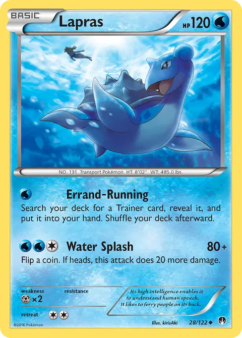 Lapras, BREAKpoint 28/122