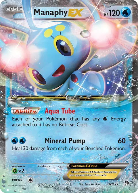Manaphy EX, BREAKpoint 32/122