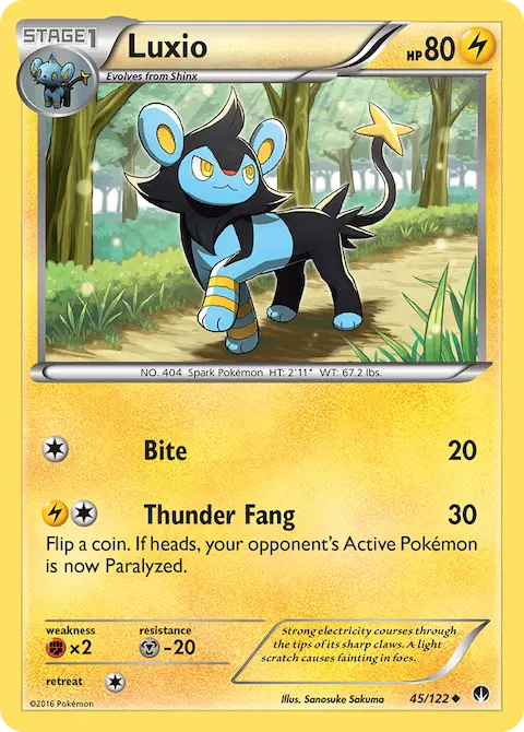 Luxio, BREAKpoint 45/122