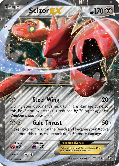 Scizor EX, BREAKpoint 76/122