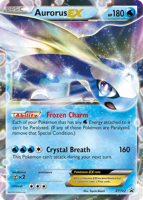Aurorus EX, XY Black Star Promos XY102