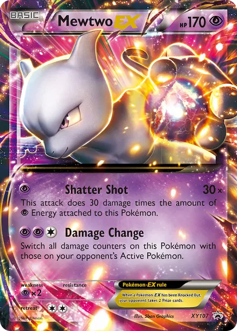 Mewtwo EX, XY Black Star Promos XY107