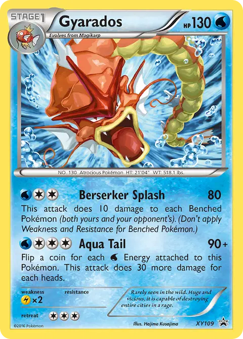 Gyarados, XY Black Star Promos XY109