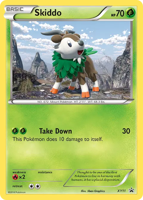 Skiddo, XY Black Star Promos XY11