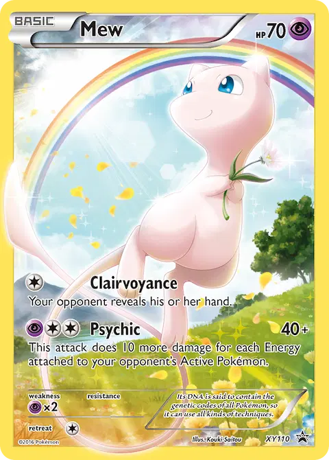 Mew, XY Black Star Promos XY110