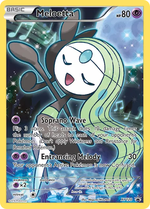 Meloetta, XY Black Star Promos XY120