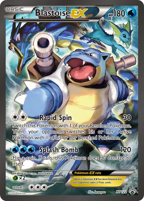 Blastoise EX, XY Black Star Promos XY122