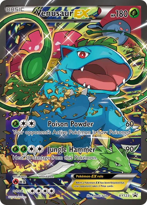 Venusaur EX, XY Black Star Promos XY123