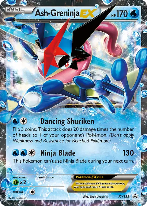 Ash Greninja EX, XY Black Star Promos XY133