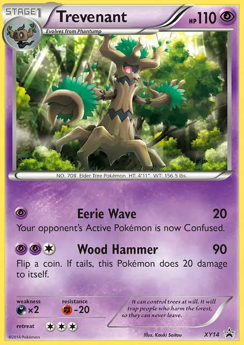 Trevenant, XY Black Star Promos XY14