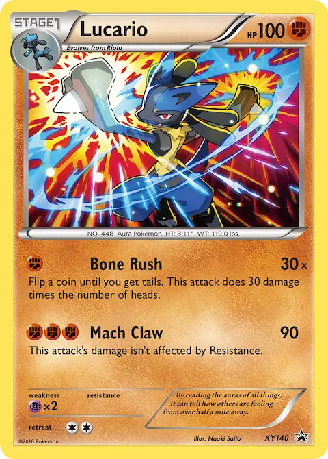 Lucario, XY Black Star Promos XY140