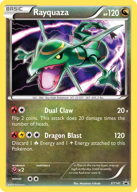 Rayquaza, XY Black Star Promos XY141