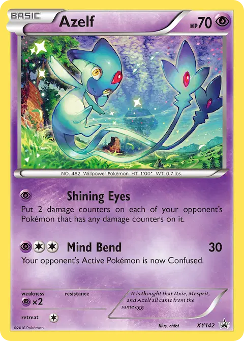 Azelf, XY Black Star Promos XY142