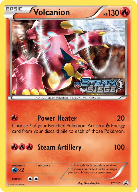Volcanion, XY Black Star Promos XY145
