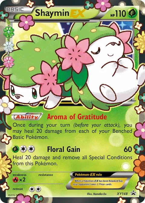 Shaymin EX, XY Black Star Promos XY148