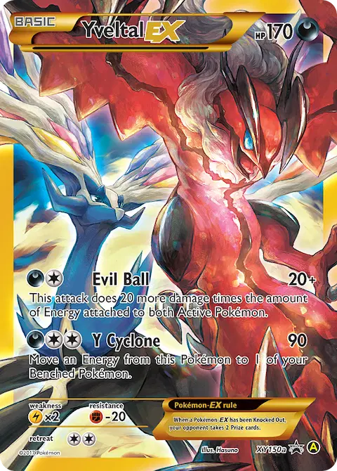Yveltal-EX, XY Black Star Promos XY150a