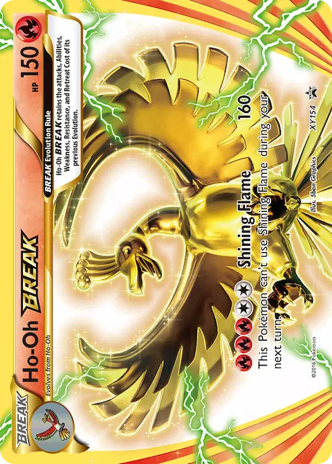Ho-Oh BREAK, XY Black Star Promos XY154