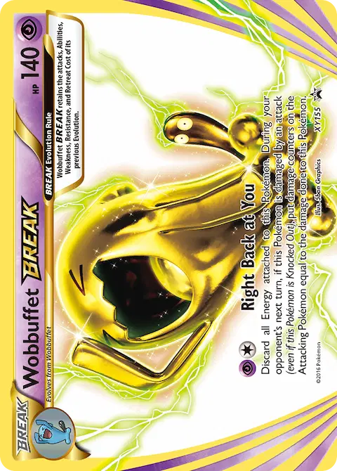 Wobbuffet BREAK, XY Black Star Promos XY155
