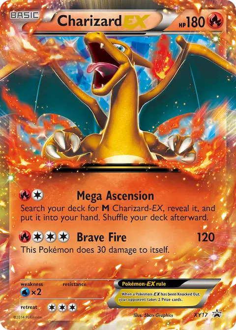 Charizard EX, XY Black Star Promos XY17
