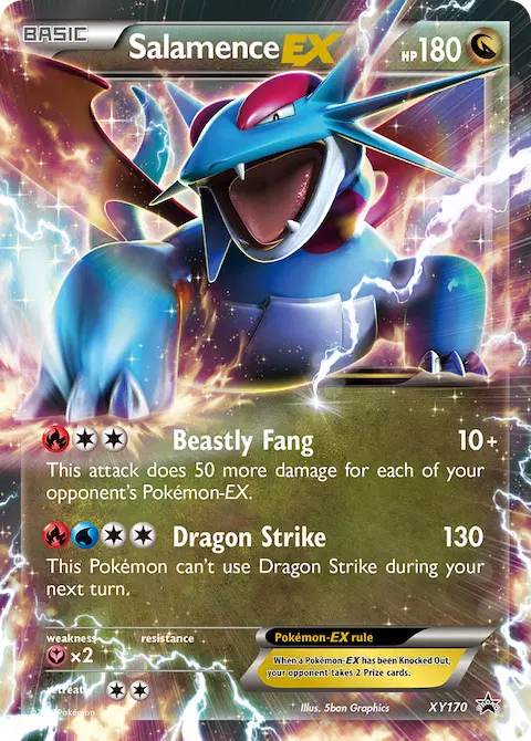 Salamence EX, XY Black Star Promos XY170