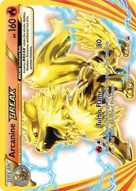Arcanine BREAK, XY Black Star Promos XY180