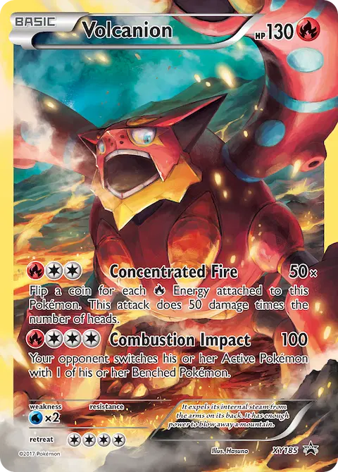 Volcanion, XY Black Star Promos XY185
