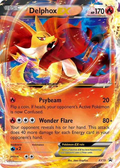 Delphox EX, XY Black Star Promos XY19