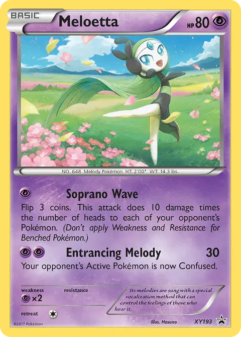 Meloetta, XY Black Star Promos XY193