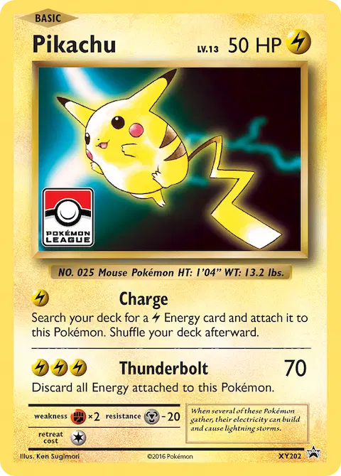 Pikachu, XY Black Star Promos XY202