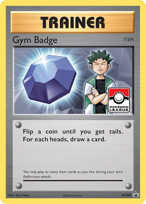 Gym Badge, XY Black Star Promos XY203
