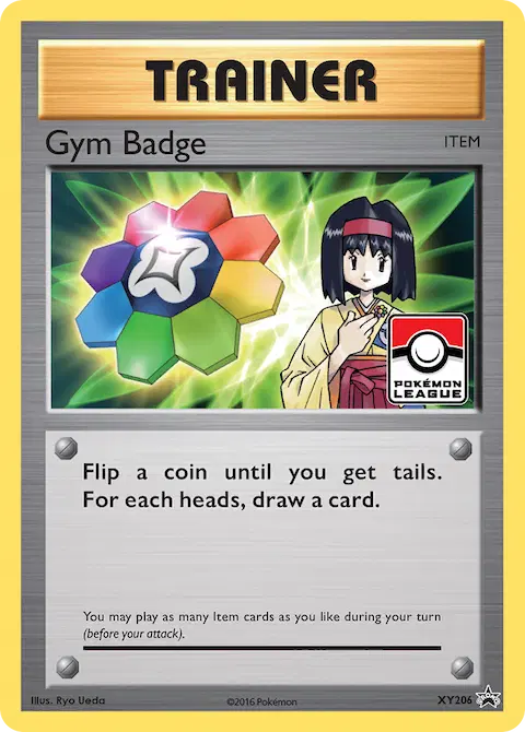 Gym Badge, XY Black Star Promos XY206